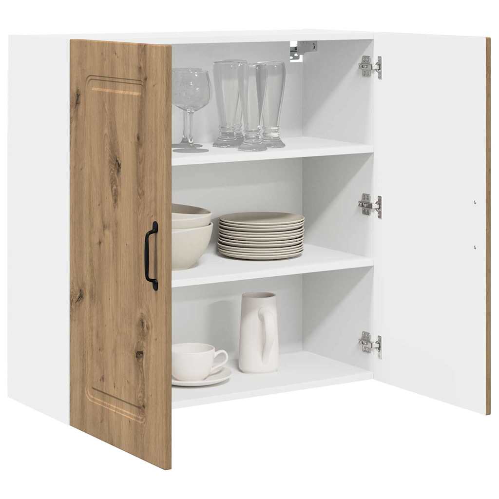 Kitchen Wall Cabinet with Shelf Artisan Oak 80 x 31 x 80 cm